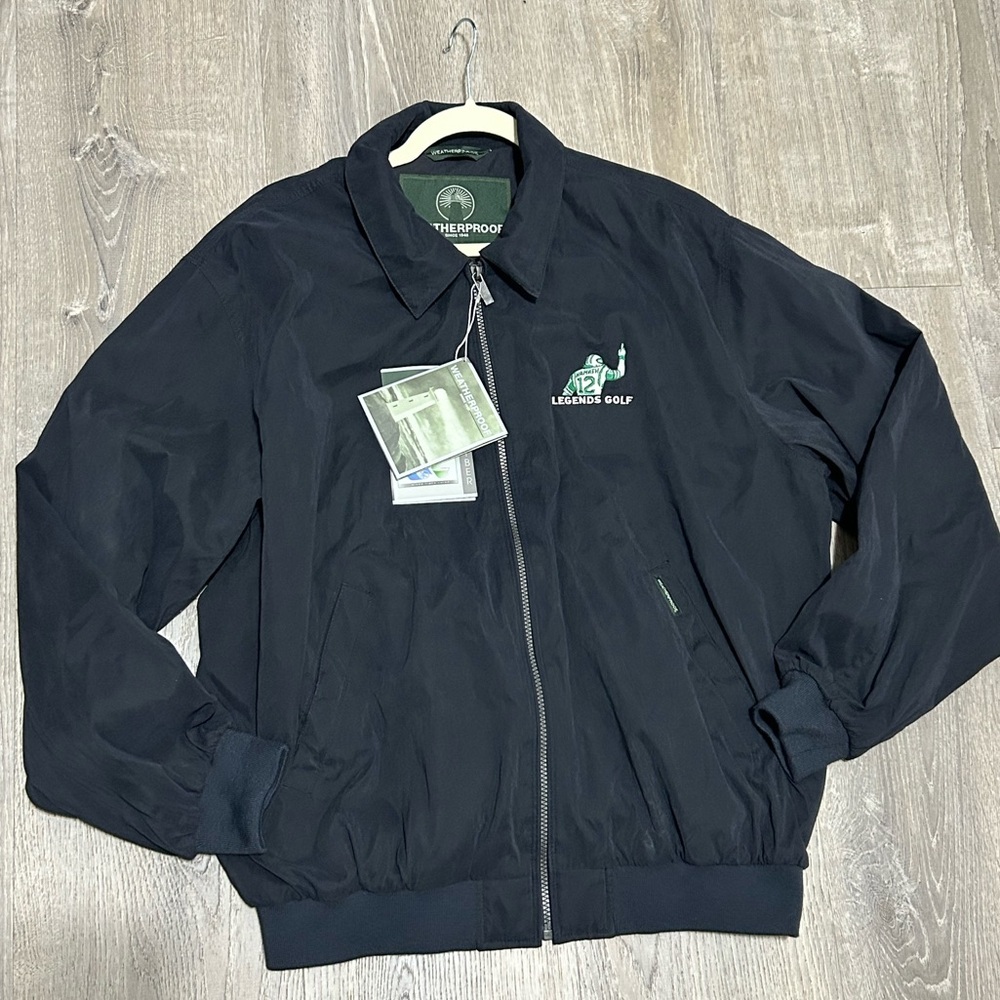 Weatherproof Legends Golf Black Full-Zip Jacket – Size L